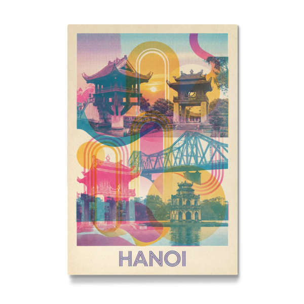 Galerie-Print "Hanoi Vintage Art Deco" 75x50 cm artboxONE
