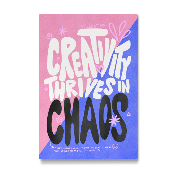 Galerie-Print "Baroo Bloom - Creative Chaos Pink" 30x20 cm artboxONE