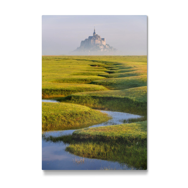 Galerie-Print "Klosterberg im Morgennebel" 75x50 cm artboxONE