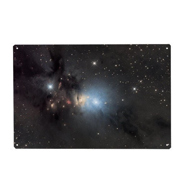 Metall Poster "Reflexionsnebel im Perseus" artboxONE - Natur - Reflexionsnebel im sternbild perseus,Nebel,Weltall,Universum,Weltraum,Stenre,Ngc 1333