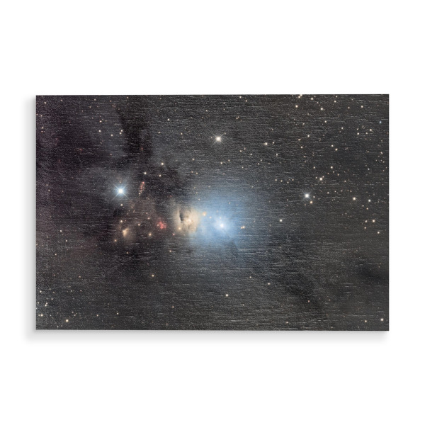 Holzbild "Reflexionsnebel im Perseus" artboxONE - Natur - Reflexionsnebel im sternbild perseus,Nebel,Weltall,Universum,Weltraum,Stenre,Ngc 1333