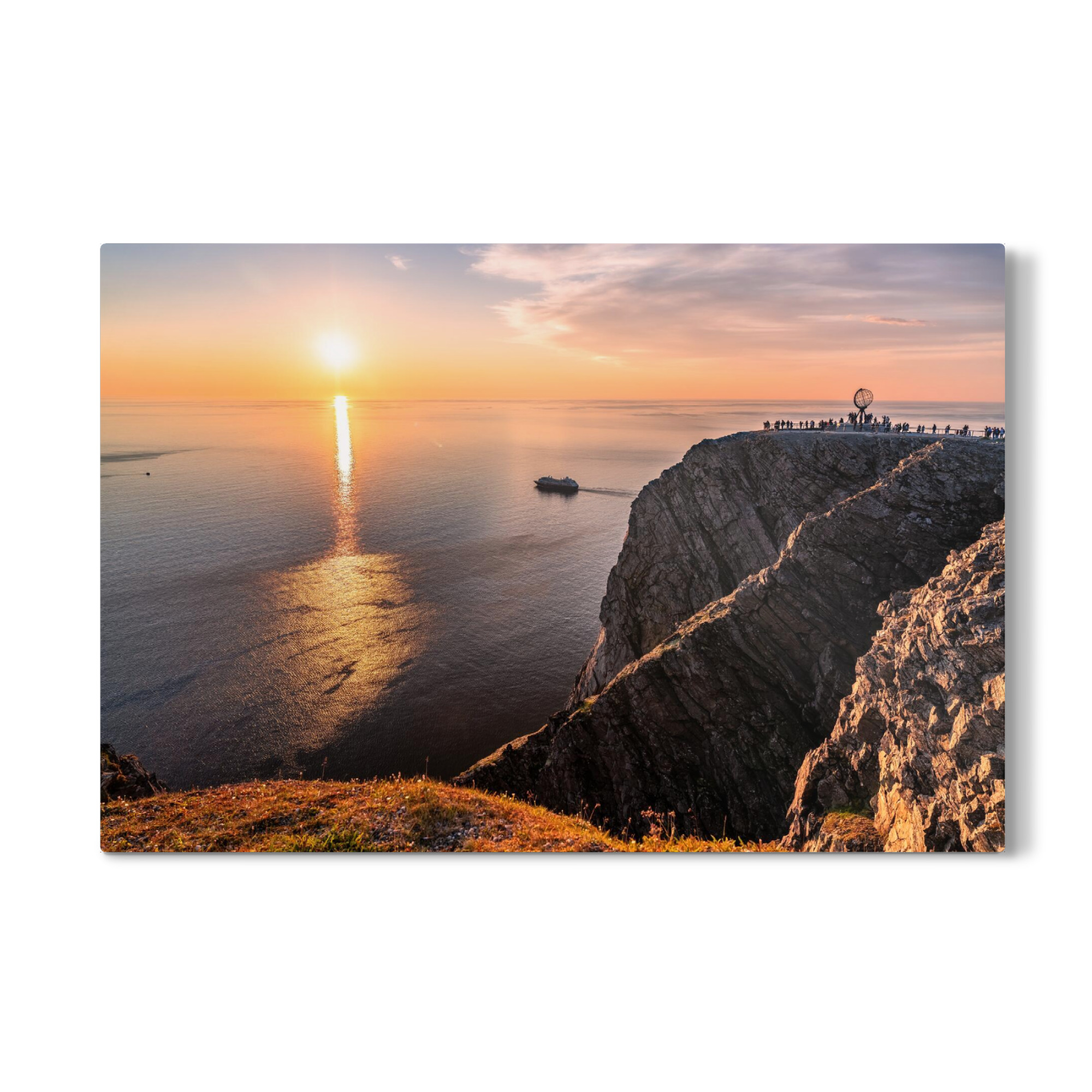 Galerie-Print "Mitternachtssonne am Nordkapp" 75x50 cm artboxONE