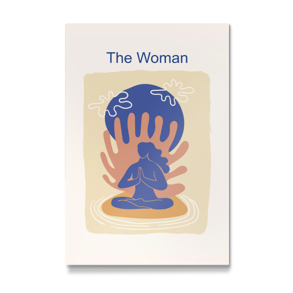 Galerie-Print "Frau in Meditationshaltung" 30x20 cm artboxONE