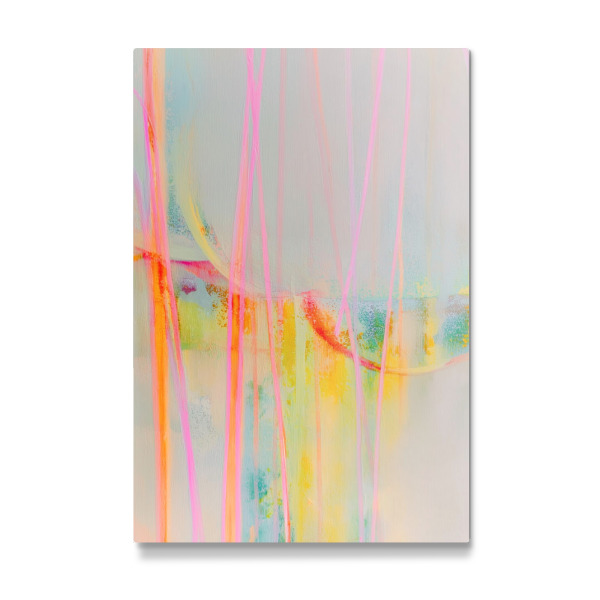 Galerie-Print "Vibrierende Neon Linien" 75x50 cm artboxONE