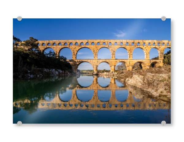 Acrylglasbild "Pont du Gard Südfrankreich" artboxONE - Natur,Reise,Architektur