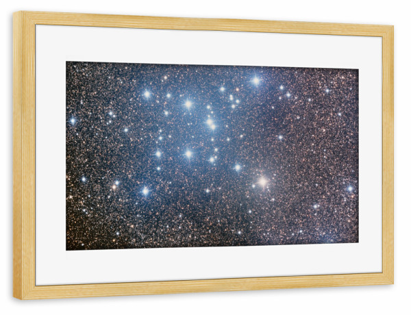 Poster mit Rahmen kiefer "Messier 7 Sternhaufen" artboxONE - Natur