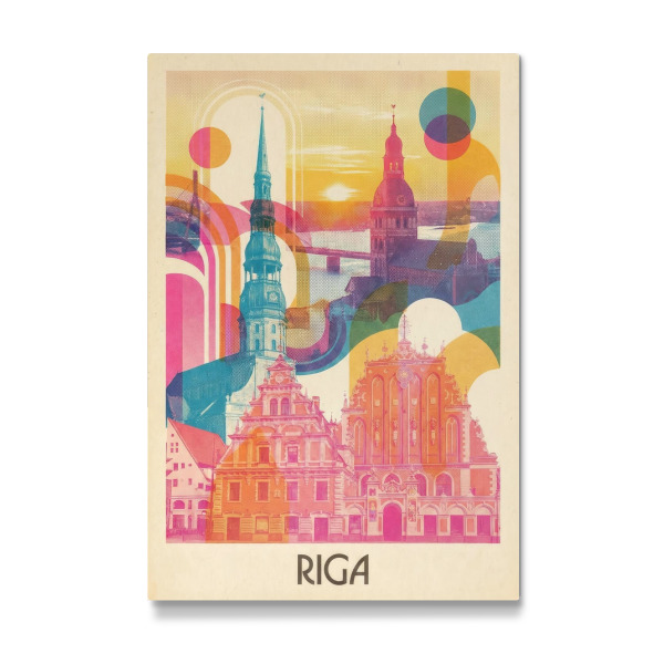 Galerie-Print "Riga Vintage Art Deco" 30x20 cm artboxONE
