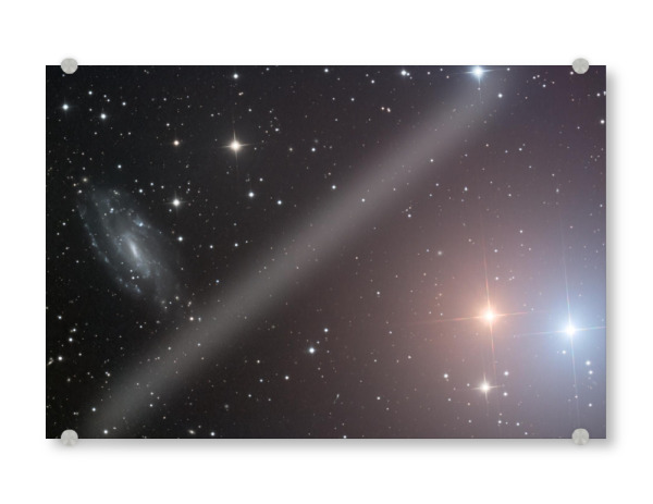 Acrylglasbild "Balken Spiralgalaxie" artboxONE - Natur,Galaxy