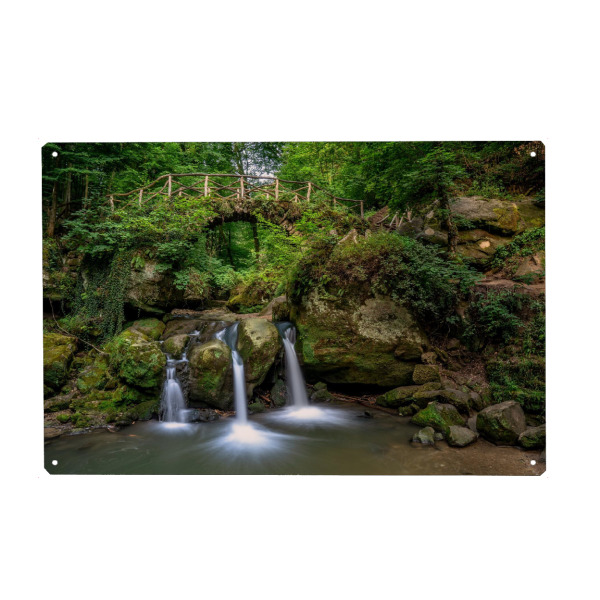 Metall Poster "Schiessentümpel im Müllerthal" artboxONE - Natur,Reise,Reise / Länder