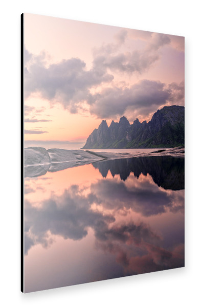 Alu-Dibond "Teufelszähne Senja" 75x50 cm artboxONE