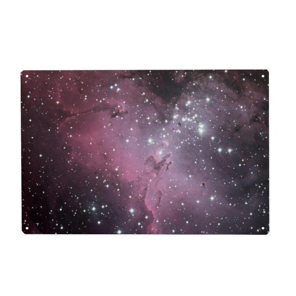 Metall Poster "Säulen Schöpfung" artboxONE - Natur,Galaxy