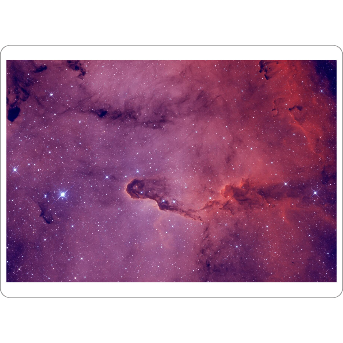 Tischset "IC 1396 in BI Color" artboxONE - Natur,Galaxy - Elefantenrüsselnelen,Ic 1396,Weltall,Weltraum,Universum,Sterne - Bild elefantenrüsselnelen