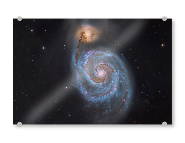 Acrylglasbild "Whirlpool-Galaxie" artboxONE - Natur,Galaxy