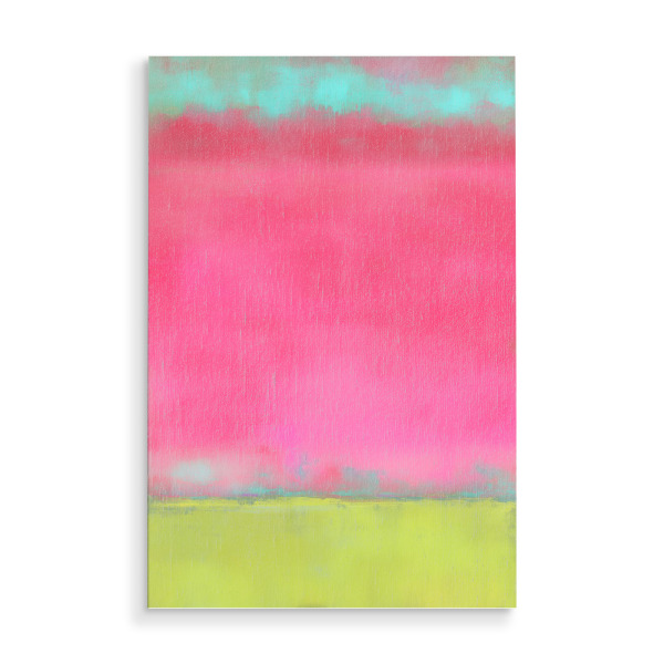 Holzbild "Abstrakt Sommer pink" artboxONE - Natur,Abstrakt,Streetart