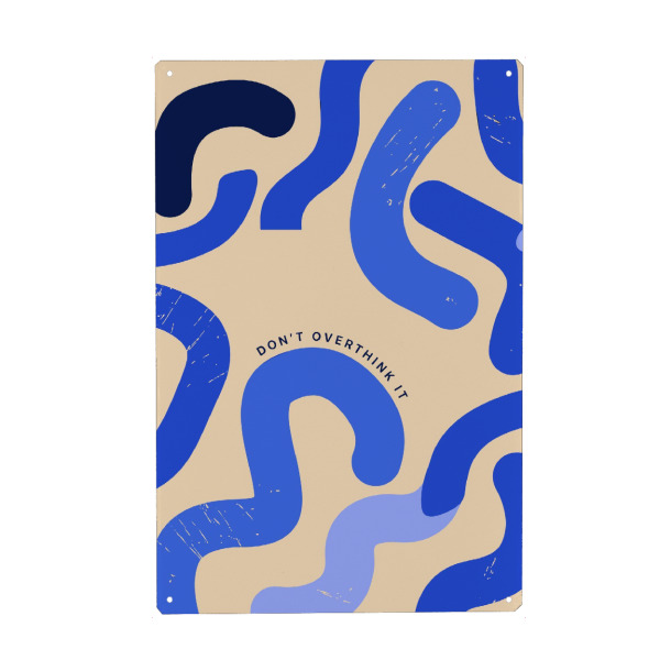Holzbild "Mindful Flow" artboxONE - Abstrakt,Geometrie