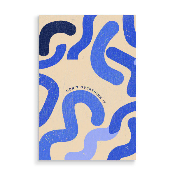 Holzbild "Mindful Flow" artboxONE - Abstrakt,Geometrie