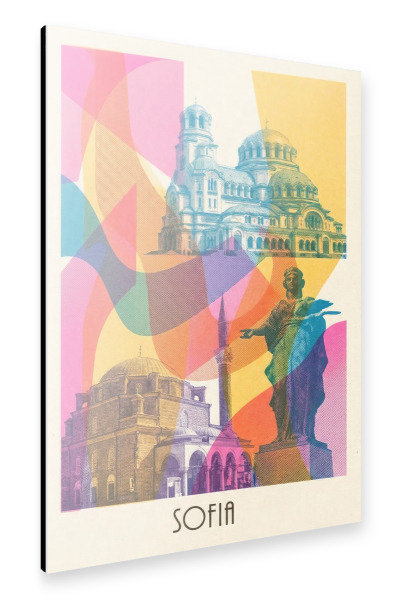 Alu-Dibond "Sofia Vintage Art Deco" 30x20 cm artboxONE