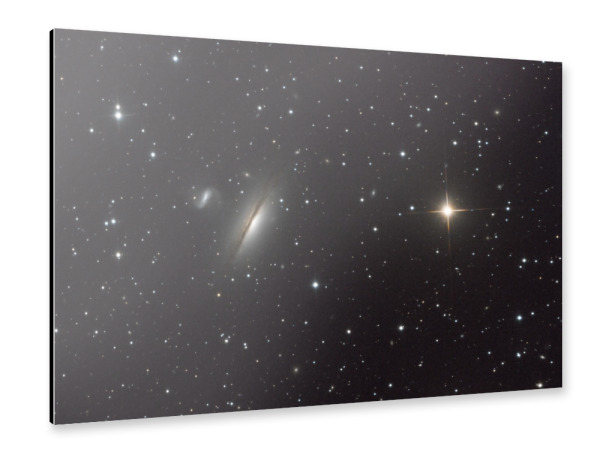 Alu-Dibond "Spiralgalaxie m. a. Galaxienkern" 30x20 cm artboxONE