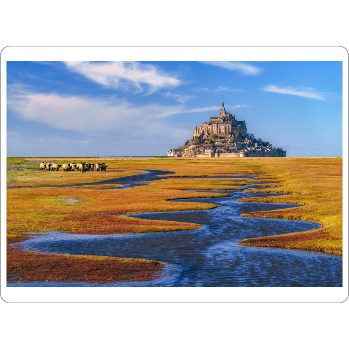 Tischset "Winter in der Normandie" artboxONE - Reise,Musik