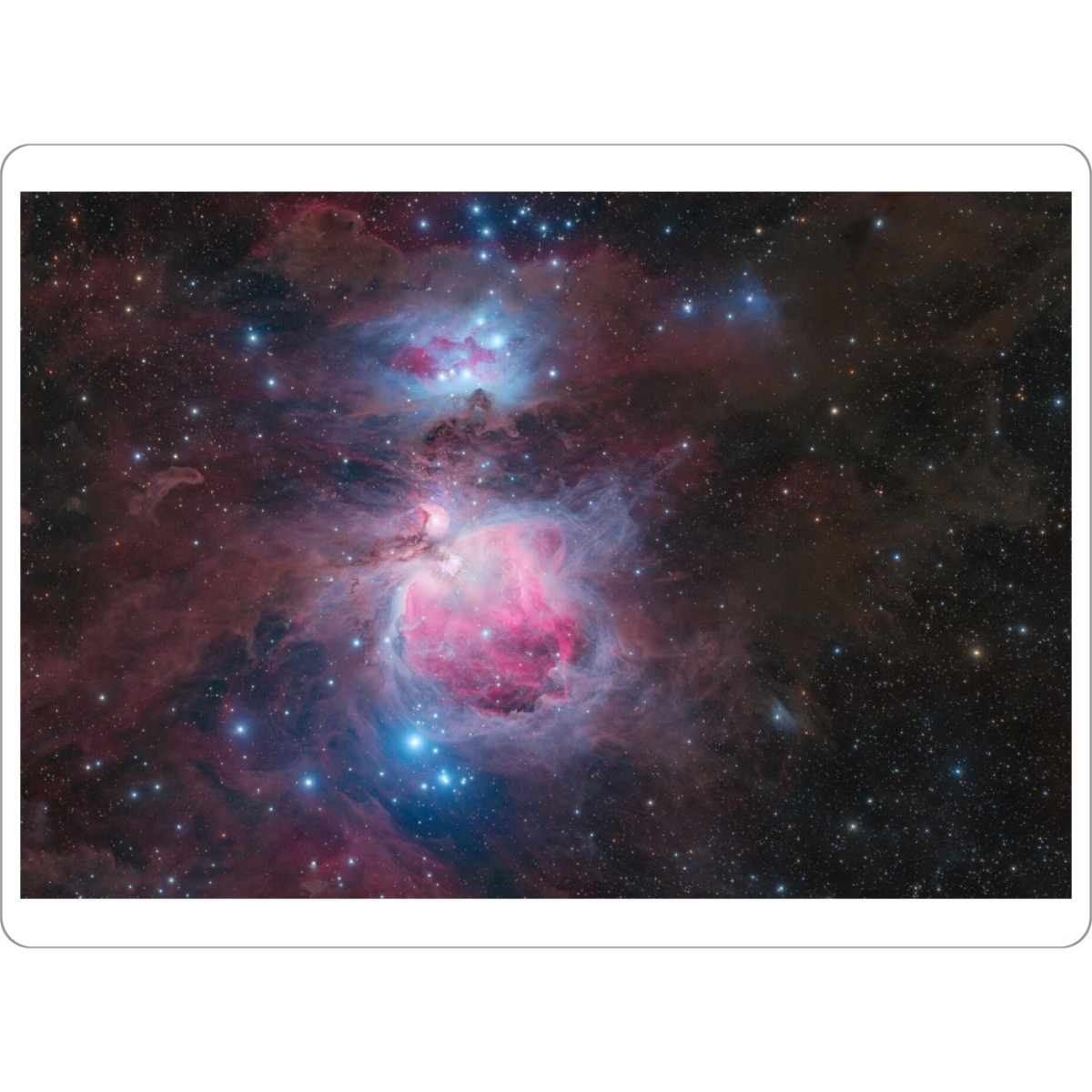 Tischset "Sternentstehungsregion" artboxONE - Natur,Galaxy - Orion,Orionnebel,Astronomie,Astrofotografie,Weltall,Weltraum,Sterne,Nebel - Bild orion