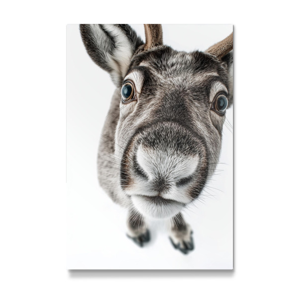 Galerie-Print "Elch Neugier" 75x50 cm artboxONE