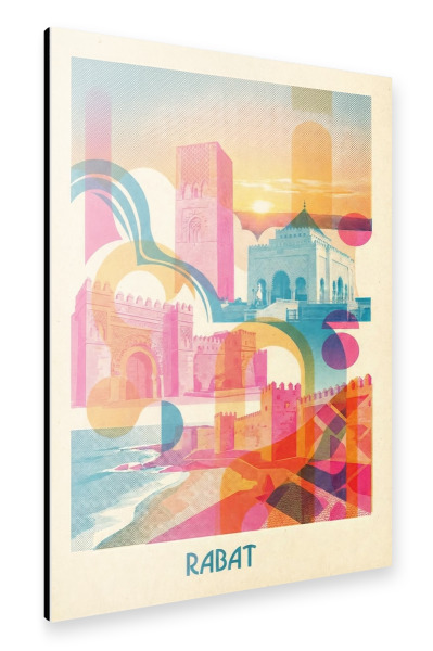 Alu-Dibond "Rabat Vintage Art Deco" 75x50 cm artboxONE