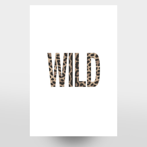 WILD - Typografie