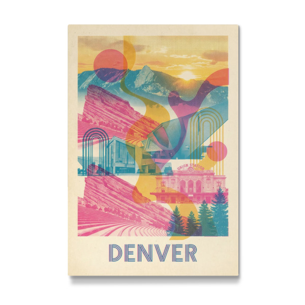 Galerie-Print "Denver Vintage Art Deco" 75x50 cm artboxONE