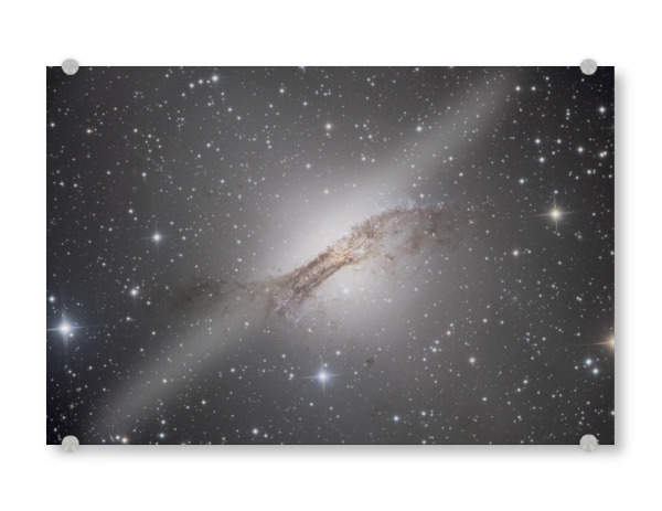 Acrylglasbild "Herz von Centaurus A" artboxONE - Natur,Galaxy - Centaurus a,Gallaxie,Weltall,Weltraum,Sterne,Universum