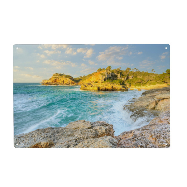 Holzbild "Cala s'Almunia auf Mallorca" artboxONE - Natur,Reise,Reise / Strand und Meer