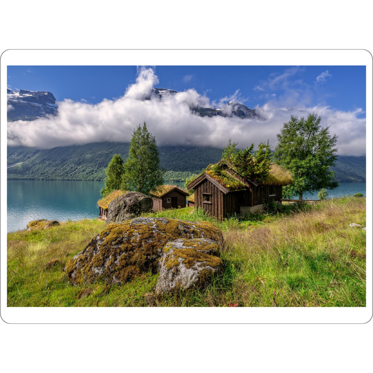 Tischset "Almidylle in Norwegen" artboxONE - Natur,Reise,Architektur,Reise / Länder
