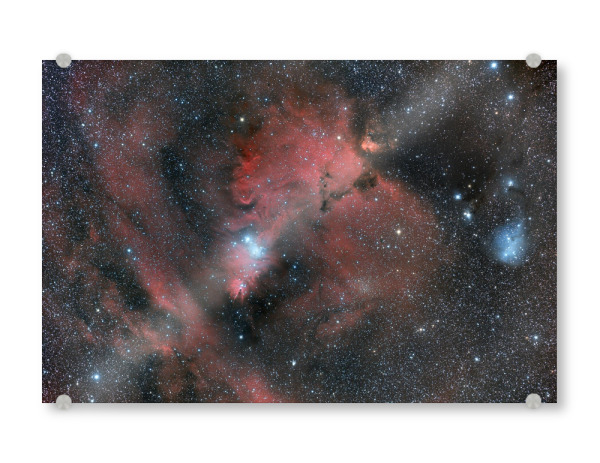 Acrylglasbild "Diffuser Nebel" artboxONE - Natur,Galaxy - Ngc 2264,Astronomie,Astrofotografie,Nebel,Sterne,Weltall,Weltraum,Universum