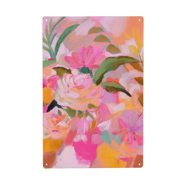 Holzbild "Sanfte Gartenmoment" artboxONE - Natur,Floral,Abstrakt