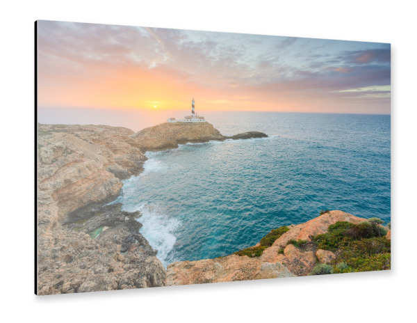 Alu-Dibond "Faro de Cala Figuera auf Mallorca" 75x50 cm artboxONE