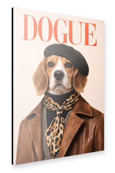 Alu-Dibond "Dogue Fashion" 75x50 cm artboxONE