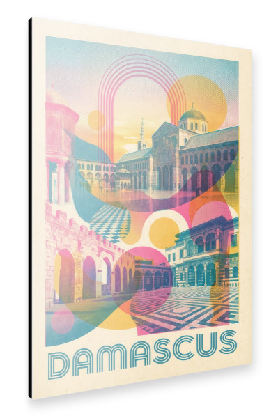 Alu-Dibond "Damaskus Vintage Art Deco" 30x20 cm artboxONE