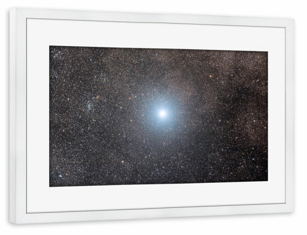 Poster mit Rahmen weiß "Alpha Centauri - Variation" artboxONE - Natur,Galaxy