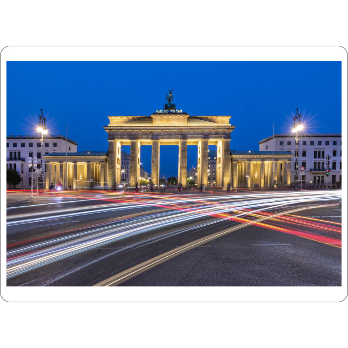 Tischset "Urbanes Berlin bei Nacht" artboxONE - Städte / Berlin,Architektur