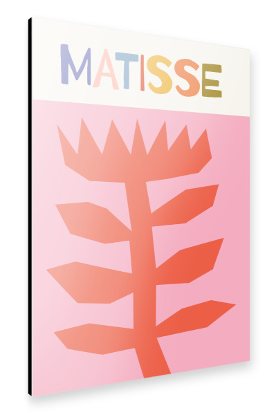 Alu-Dibond "Matisse (Sun Flower)" 75x50 cm artboxONE