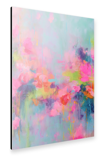 Alu-Dibond "Neon Tanz der Farben" 75x50 cm artboxONE