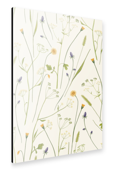 Alu-Dibond "Heimat Blumen" 75x50 cm artboxONE