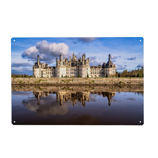 Holzbild "Chateau de Chambord" artboxONE - Architektur