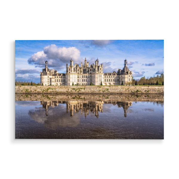 Holzbild "Chateau de Chambord" artboxONE - Architektur