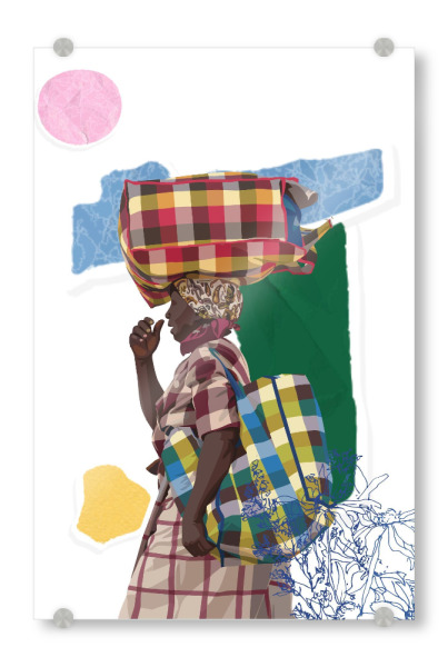Acrylglasbild "The Market Traveler" artboxONE - Abstrakt