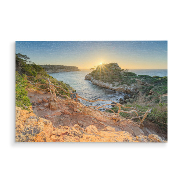 Holzbild "Caló des Moro auf Mallorca" artboxONE - Natur,Reise,Reise / Strand und Meer