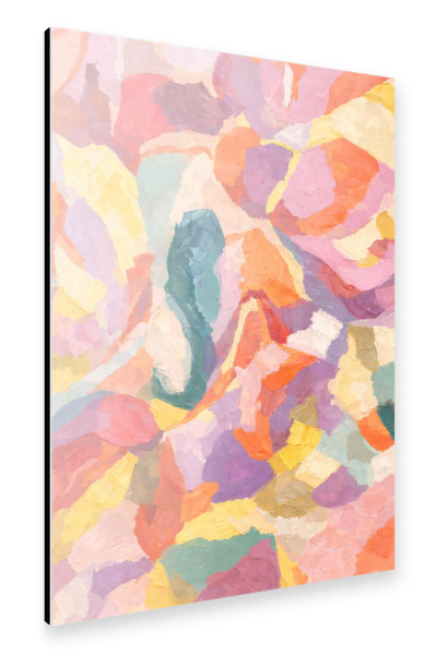 Alu-Dibond "Pastell-Pasto-Abstrakt" 75x50 cm artboxONE