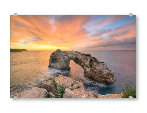 Acrylglasbild "Es Pontàs auf Mallorca" artboxONE - Natur,Reise,Reise / Strand und Meer
