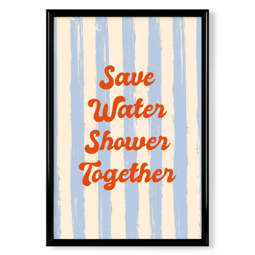 Shower Together Blue Red