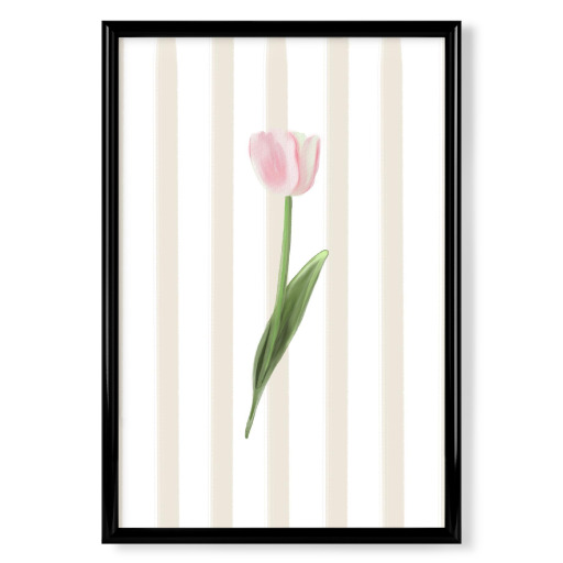 Rosa Tulpe