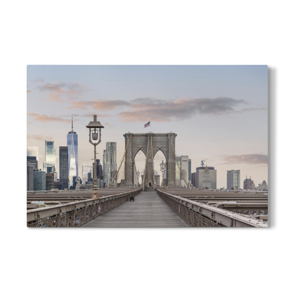 Galerie-Print "Brooklyn Bridge Sonnenaufgang" 75x50 cm artboxONE